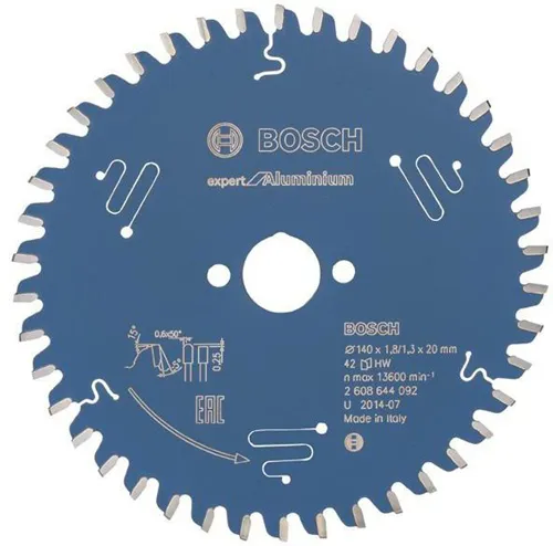 Bosch Kreissägeblatt Expert for Aluminium D.140mm Bohrung 20mm 42Zähne HLTCG