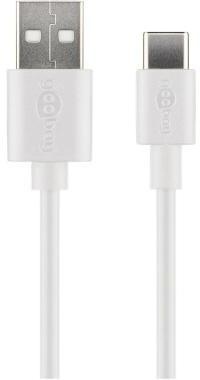 Goobay USB Kabel 45563 DAT USB-C/A 2.0 1m ws