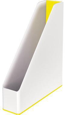 Leitz Stehsammler WOW 53621016 DIN A4 PS weiß/gelb