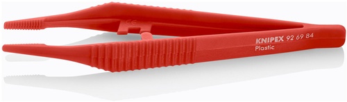 Kunststoffpinzette L.130mm ger.Spitzenbreite 3,5mm KNIPEX