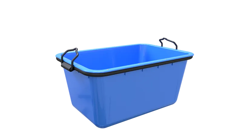 Schake Mörtelwanne 200 ltr. - Farbe blau