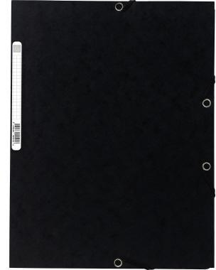 Exacompta Eckspanner Nature Future 55501E DIN A4 400g Karton schwarz