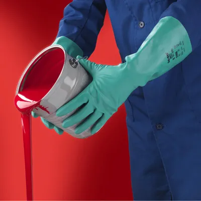 ANSELL Chemikalienschutzhandschuh ALPHATEC SOLVEX grün (37-695)