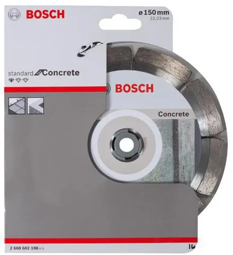 Bosch Diamanttrennscheibe Standard for Concrete D.150mm Bohrungs-D.22,23mm gesintert