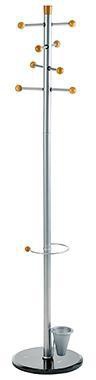 ALCO Garderobenständer 2807 38x175x38cm silber