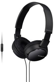 Sony Kopfhörer MDR-ZX110APB On-Ear Headset schwarz