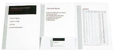 Biella Präsentationsmappe Pearl 3 0186421.01 DIN A4 weiß