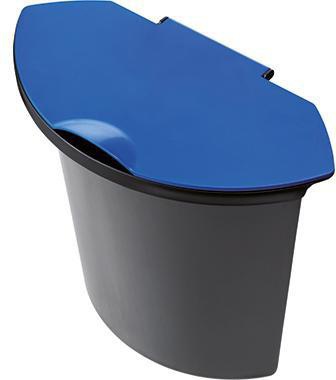 helit Abfalleinsatz H6106593 6Liter f. H 61061/H 61062 schwarz/blau