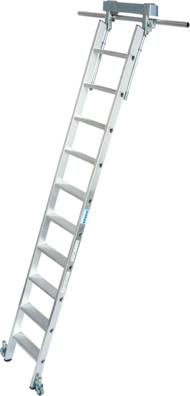 Krause STABILO Stufen-RegalLeiter T-Schienenanlage 1x10 Stufen