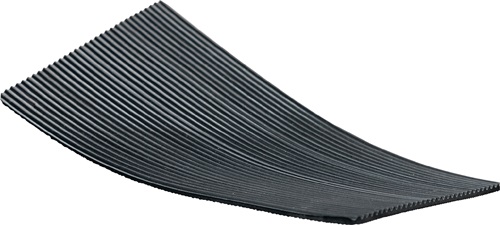 Gummifeinriefenmatte B.1,2m L.10m D.3mm schwarz NR/SBR o.Gewebeeinlage Rl.