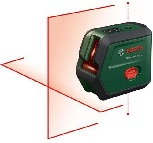 Bosch Kreuzlinienlaser UniversalLevel 2 Arbeitsber.12m Laserkl.2 0,5mm/m