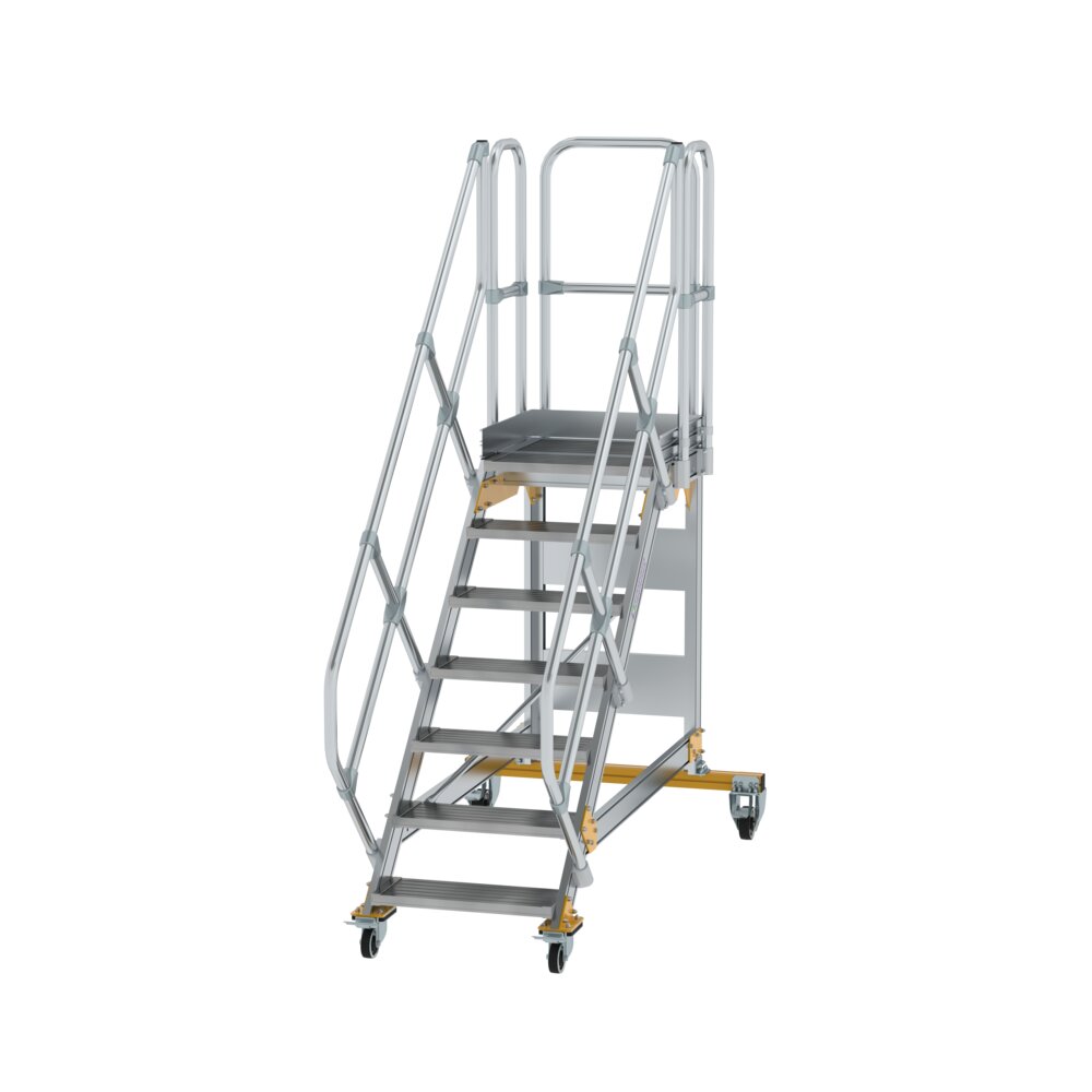 MUNK Plattformtreppe Aluminium,Stahl verzinkt