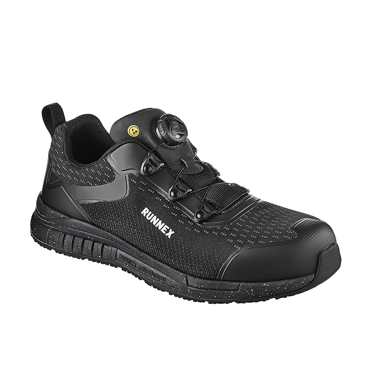 RUNNEX® S3S-ESD Sicherheitshalbschuh SportStar - schwarz - Gr. 36