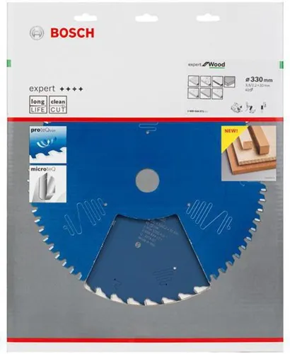 Bosch Kreissägeblatt Expert for Wood D.330mm Bohrung 30mm 40Zähne WZ