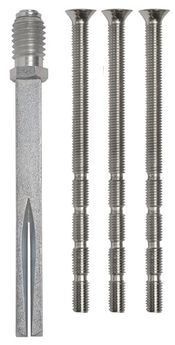 Rollenschraubwechselstift 4-KT.8 STA verzinkt/vernickelt M12 u.M6 SCHNEGEL