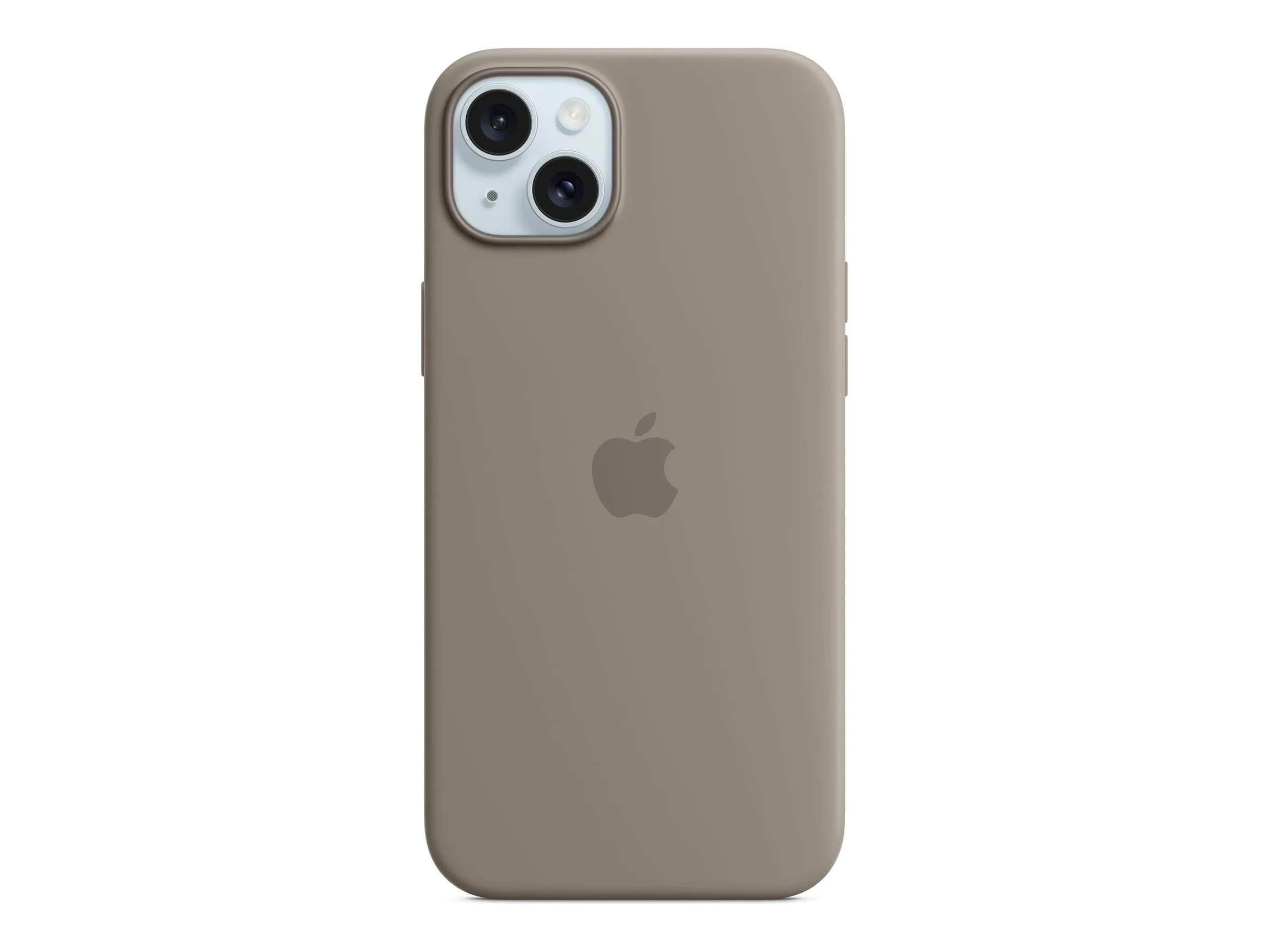 Apple iPhone 15 Plus Silikon Case mit MagSafe, Tonbraun