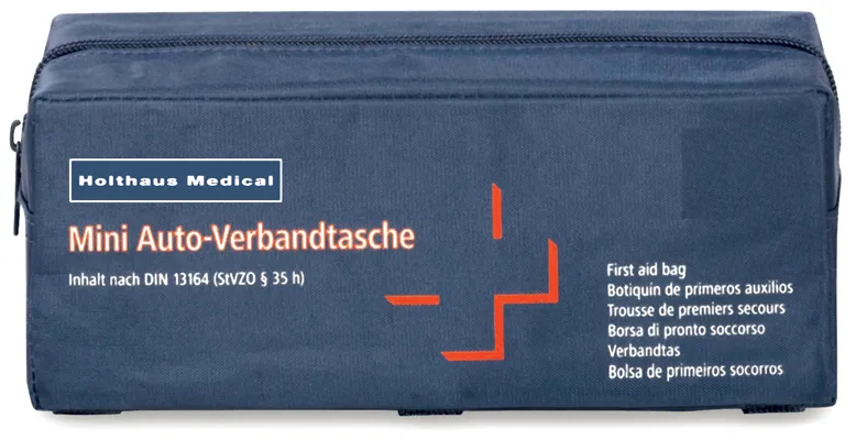 HOLTHAUS Mini-Verbandtasche Auto blau (62 378)