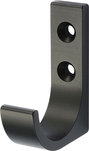 Mantelh.0149 einfach A.51,5mm Alu.schwarz ku.-besch.H.65mm HERMETA