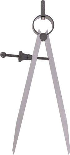 TECWERK Federzirkel L.175mm m.Schnellspannmutter 