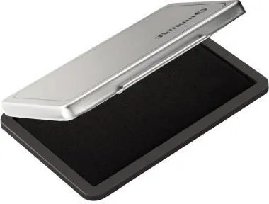 Pelikan Stempelkissen 331777 Gr.2 7x11cm Metallic-Gehäuse schwarz