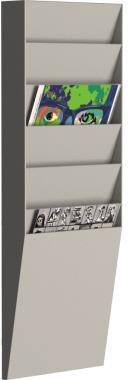 Paperflow Wand-Sortiertafel V 6F A4V1X6.02 DIN A4 grau