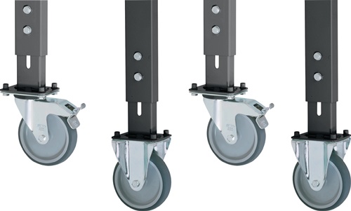 Rollensatz Rollen-Ø 125 mm für Werktische Höhe 760-1080 mm RAU