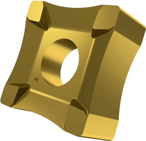 Scarfing-Schneideinsatz ISO SNMX 19-R30:6640 Radius 30mm MT-CVD beschicht. Gold