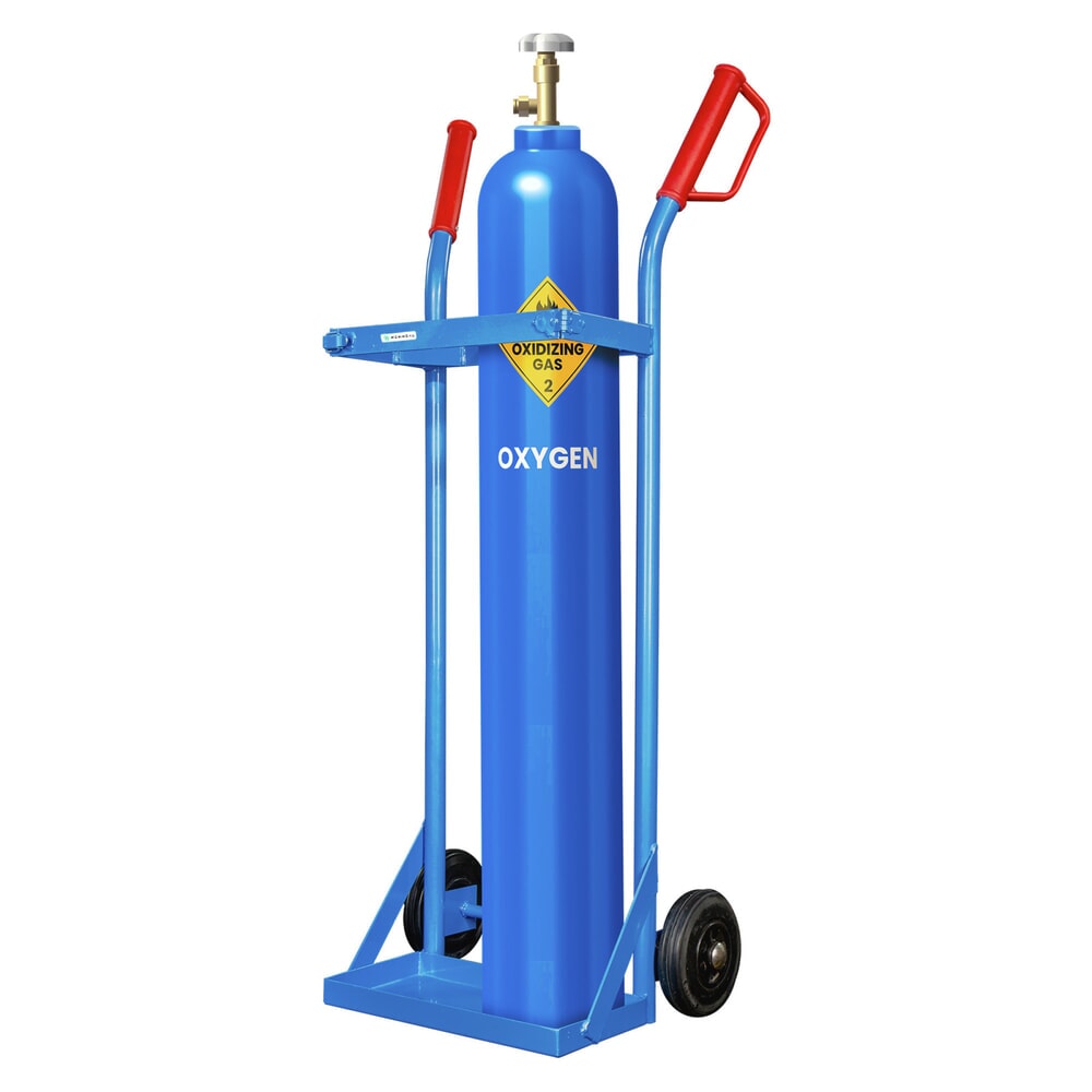 HEMMDAL Gasflaschenkarre, für 2 Stahlflaschen à 10 Liter