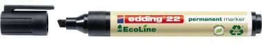 edding Permanentmarker 22 EcoLine 4-22001 1-5mm Keilspitze schwarz