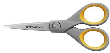 Westcott Schere Titanium Super E-30450 00 13cm gelb/grau
