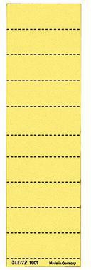 Leitz Beschriftungsschild 19010015 blanko 4zeilig gelb 100 St./Pack.