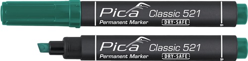 Permanentmarker Classic grün Strich-B.2-6mm Keilspitze PICA
