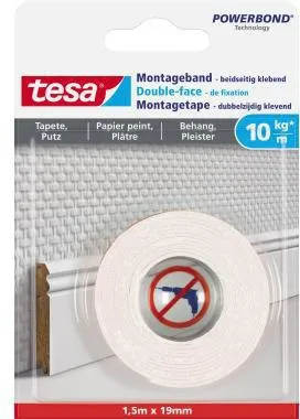 tesa Montageband 77742-00000 19mmx1,5m 10kg/m