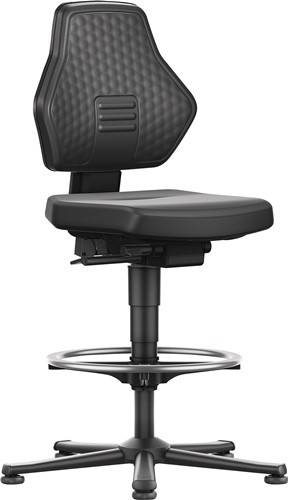 Arbeitsdrehstuhl Air Flow Bodengleiter + Fußring 570-850 mm BIMOS