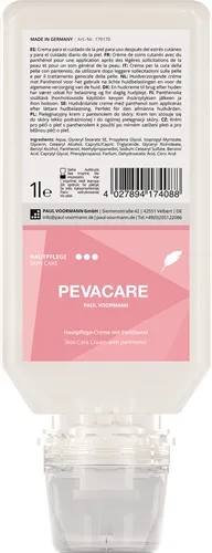 Hautpflege PEVACARE 1l parfümiert Softflasche PAUL VOORMANN