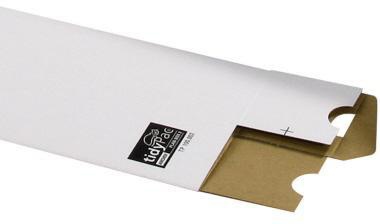 tidyPac Versandhülse TP100.001 500x65x65mm Wellkarton weiß