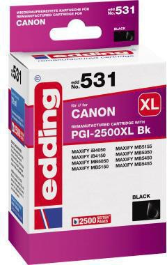edding Tintenpatrone 18-531 wie Canon PGI2500XLBK