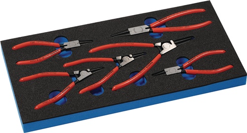 Werkzeugmodul 6-tlg.1/3-Modul Innen/Außenringe J0-2/A0-2 KNIPEX