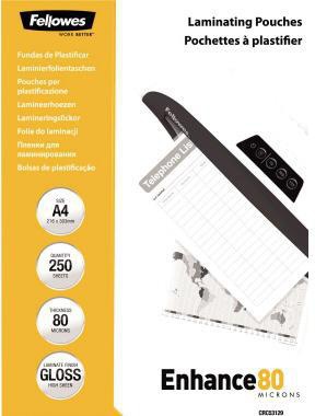 Fellowes Laminierfolie Enhance 80 5312903 DIN A4 tr 250 St./Pack.
