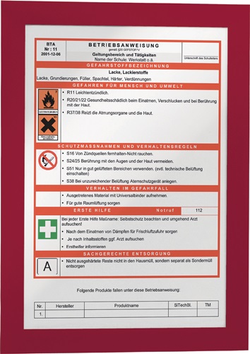 Magnetrahmen selbstklebende Rückenfolie 2 St./VE DURABLE
