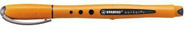 STABILO Rollerball bionic worker fine 2016/46 0,3mm Kappenmodell sw