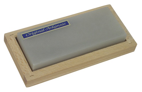 Schleifstein fein im Holzkasten MÜLLER