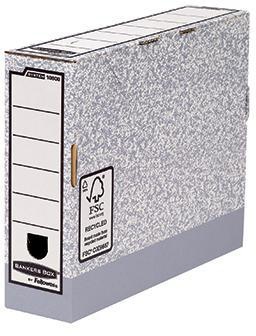 Bankers Box Archivschachtel System 1080001 grau/weiß