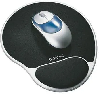 Dataline Mauspad Gel-Rest 67038 30x21,5x2,5cm silber/schwarz