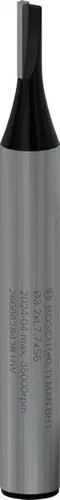 Bosch Nutfräser Standard for Wood Arbeits-L.7,7mm D.3,2mm L.51mm Schaft 6mm