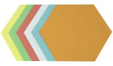 Soennecken Moderationskarte Wabe 4879 16,5x19cm sort. 250 St./Pack.