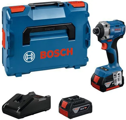 Bosch Akku-Drehschlagschrauber GDS 18V-215 G.1,4kg m.2Akkus 4Ah L-BOXX