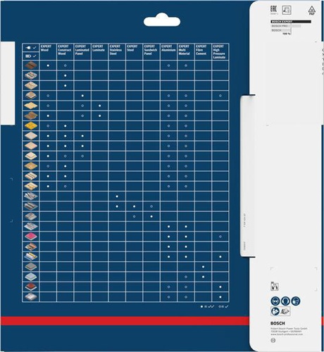 Bosch Kreissägeblatt Expert for Wood D.235mm Bohrung 30mm 56Zähne WZ 
