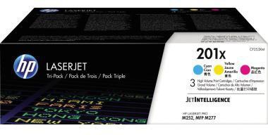 HP Toner CF253XM 201X 2.300Seiten c/m/y 3 St./Pack.