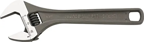 Rollgabelschlüssel 4026 max.34mm L.257mm m.Einstellskala STAHLWILLE